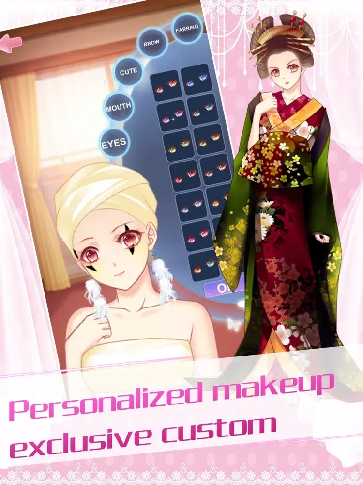 Tangkapan layar Pretty Girl Dress Up live 2d iPad 