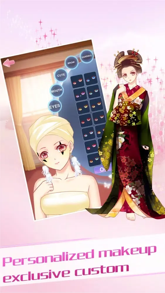 Tangkapan layar Pretty Girl Dress Up live 2d