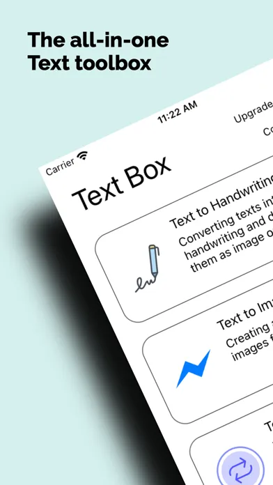 Text Box - Handwriting convert Screenshots