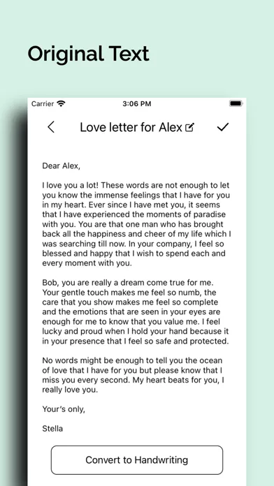 Text Box - Handwriting convert Screenshots