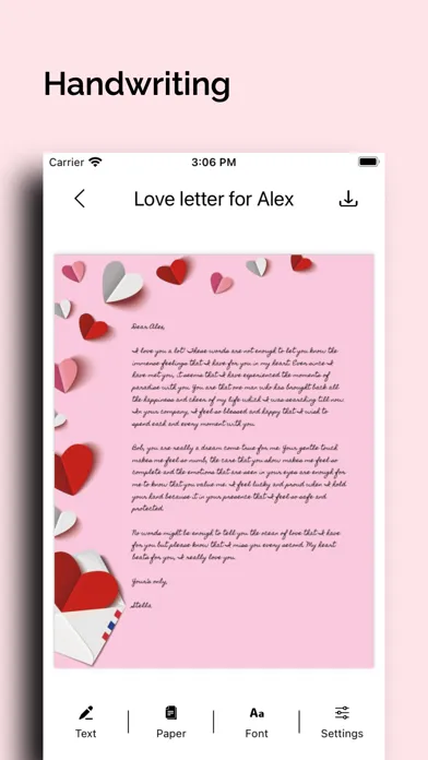 Text Box - Handwriting convert Screenshots