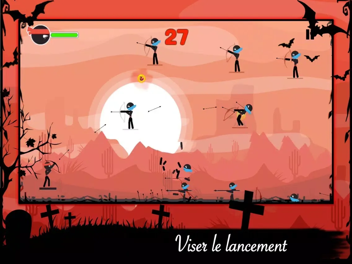 Capturas de tela do Black Archer-Shooting iPad 