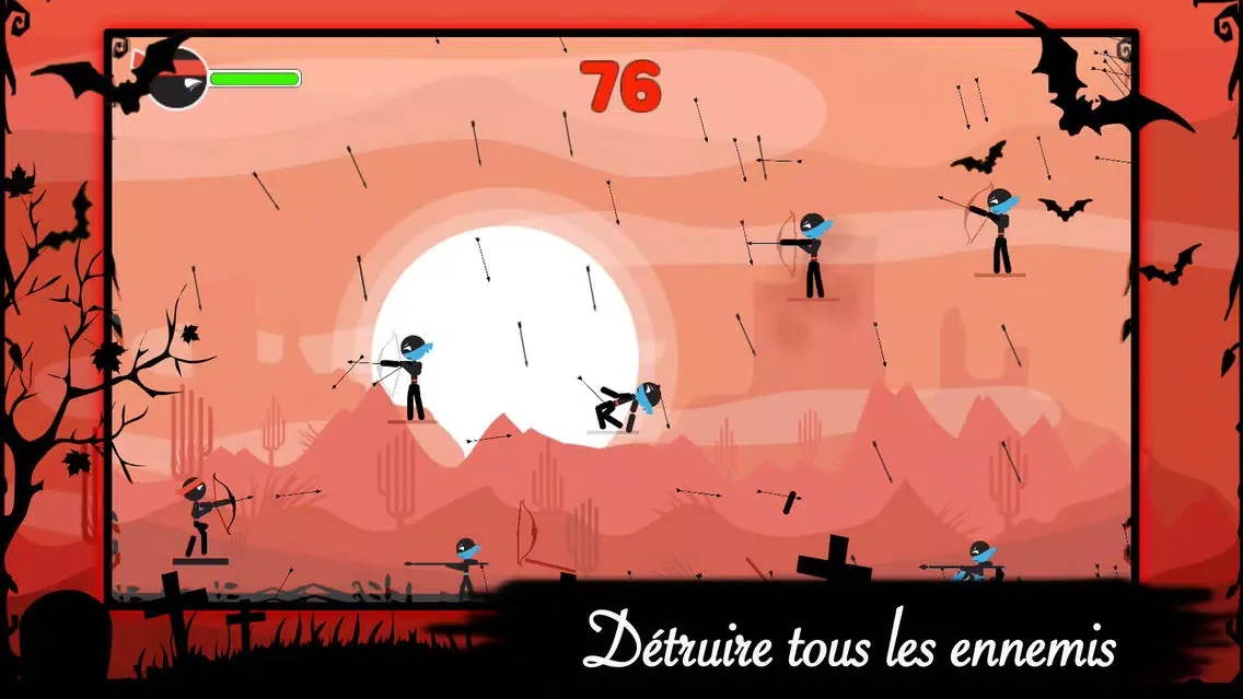 Capturas de tela do Black Archer-Shooting