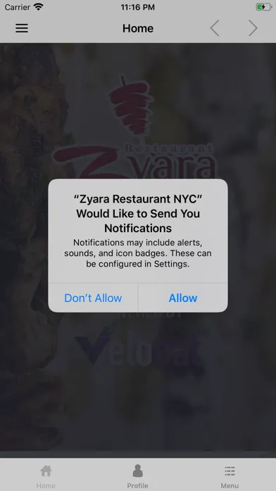 Zyara Restaurant NYC應用截圖