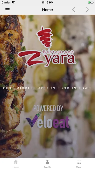 Zyara Restaurant NYC應用截圖
