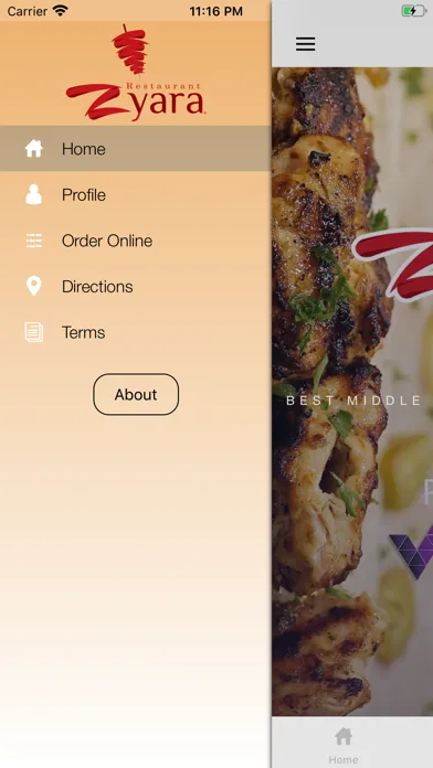 Zyara Restaurant NYC應用截圖