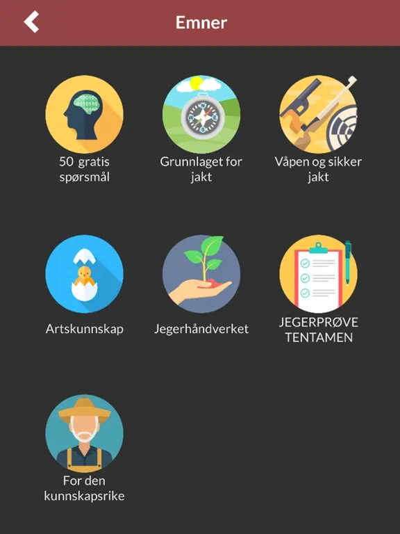 Jegerprøvetentamen (Norge) iPad  Screenshots