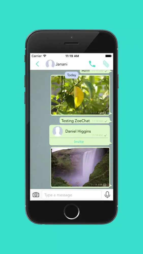 Zrzuty ekranu Zoechat Messenger