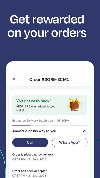 Ảnh chụp màn hình của dyma - delivery & pickup