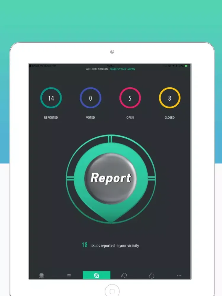 Smartizen iPad  سکرین شاٹس