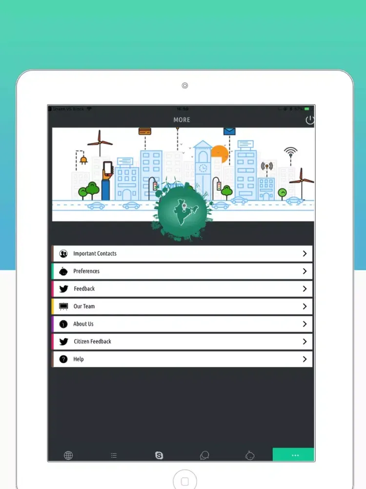 Smartizen iPad  سکرین شاٹس