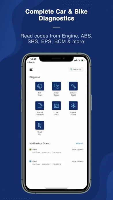 OBD Scanner ELM327: GaragePro Ekran Görüntüleri