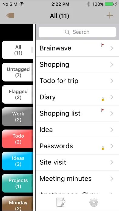 Tangkapan layar Brainwave