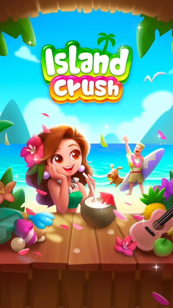 Island Crush - Match 3 Puzzle سکرین شاٹس