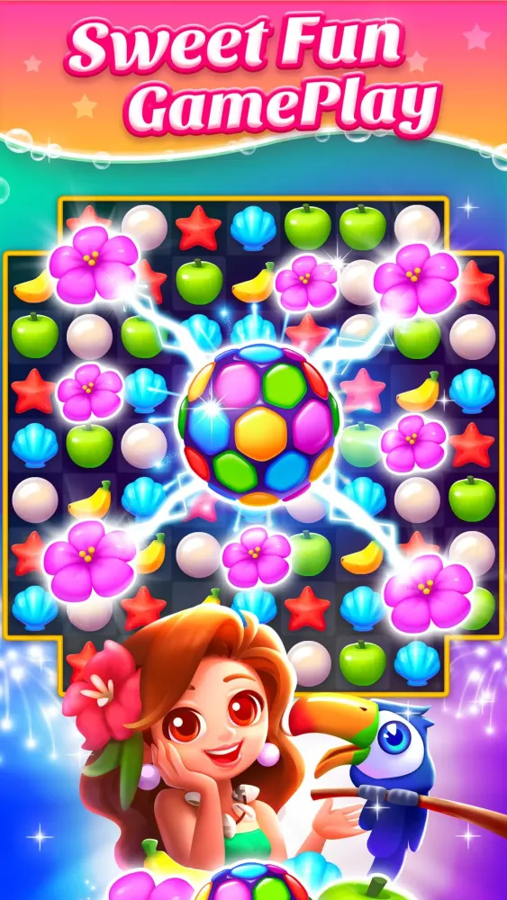 Island Crush - Match 3 Puzzle سکرین شاٹس