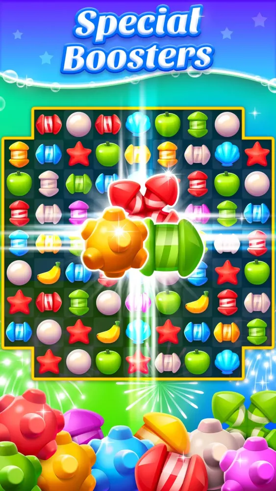 Island Crush - Match 3 Puzzle سکرین شاٹس
