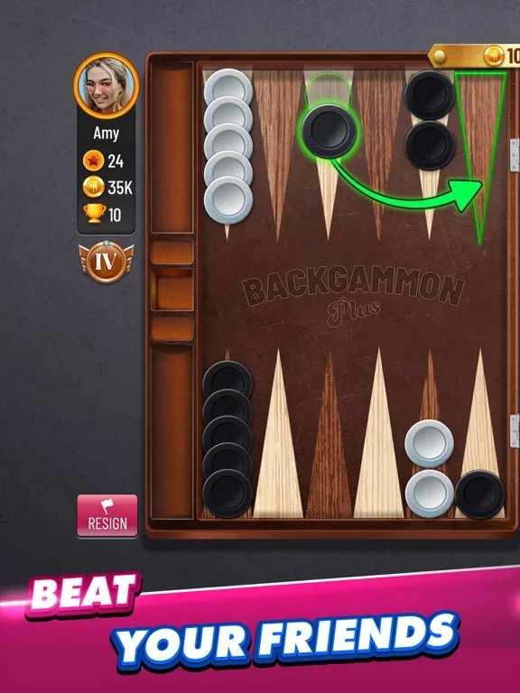 Tangkapan skrin Backgammon Plus - Board Games iPad 