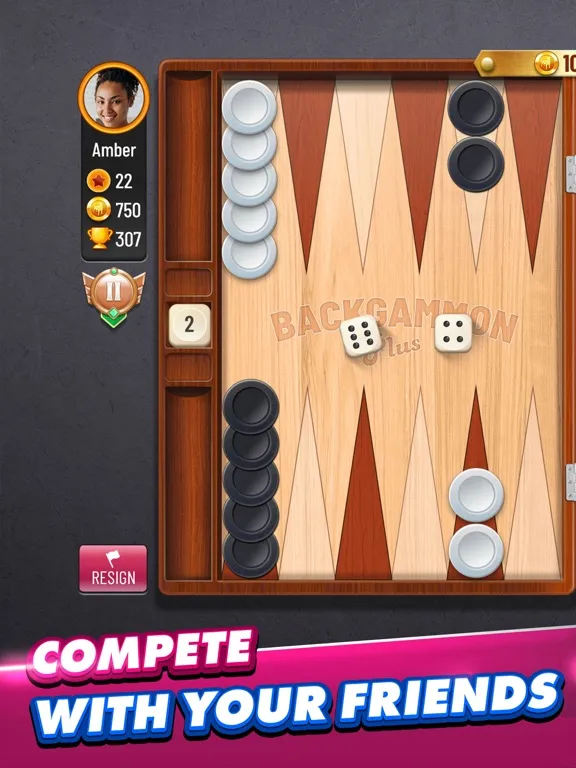 Tangkapan skrin Backgammon Plus - Board Games iPad 