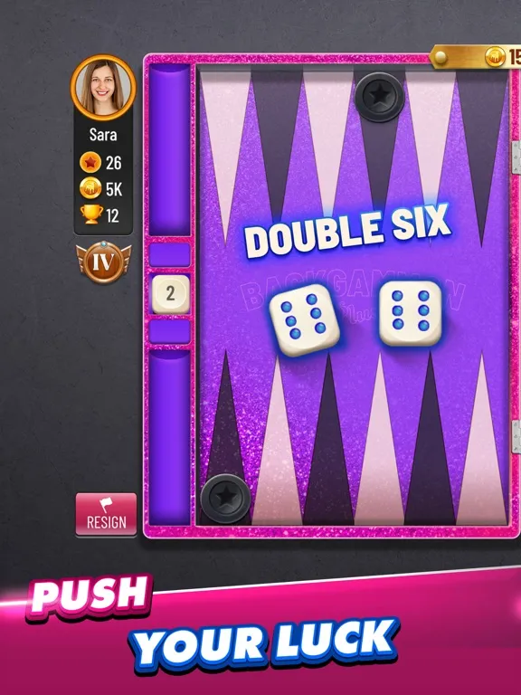 Tangkapan skrin Backgammon Plus - Board Games iPad 
