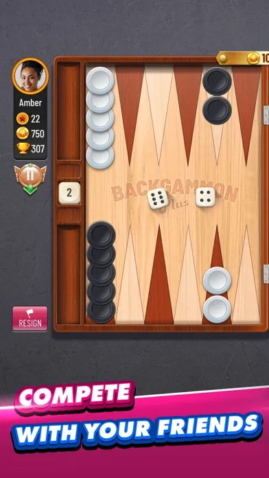 Tangkapan skrin Backgammon Plus - Board Games