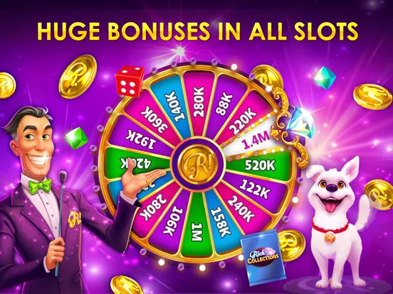 Tangkapan skrin Hit it Rich! Casino Slots Game iPad 