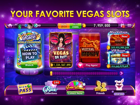 Tangkapan skrin Hit it Rich! Casino Slots Game iPad 