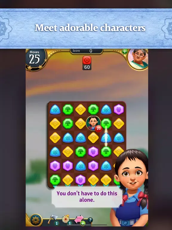 Azadi Quest: Match 3 Puzzle iPad  سکرین شاٹس