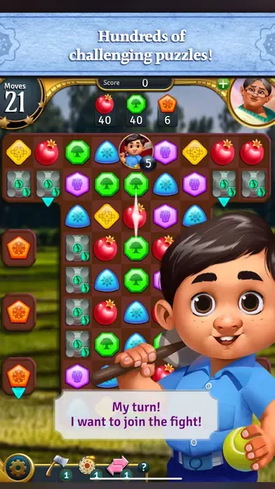 Azadi Quest: Match 3 Puzzle سکرین شاٹس