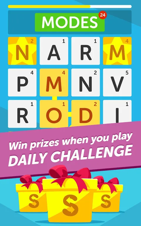 Tangkapan layar Word Streak Free