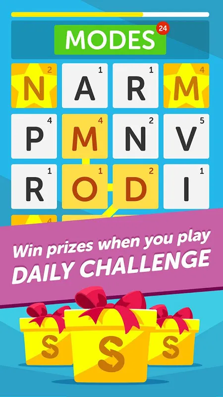 Tangkapan layar Word Streak Free