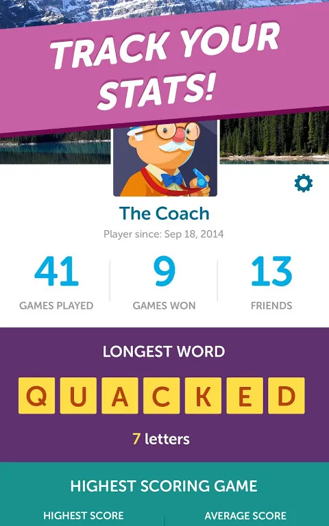 Tangkapan layar Word Streak Free