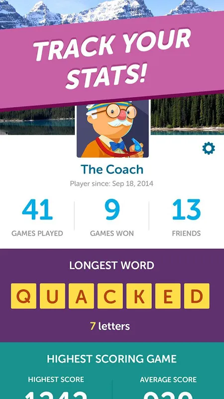 Tangkapan layar Word Streak Free