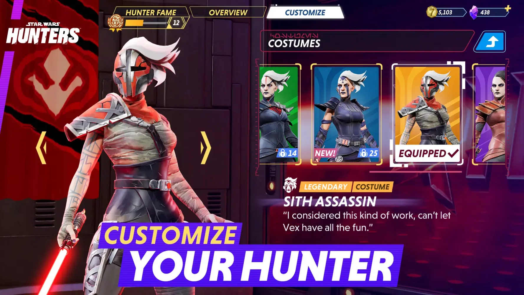 Tangkapan skrin Star Wars: Hunters™
