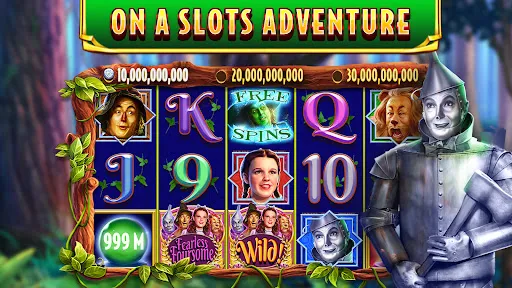 Tangkapan skrin Wizard of Oz Slots Games