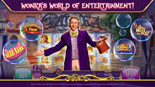 Willy Wonka Vegas Casino Slots Screenshots