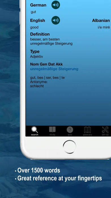 Albanisch Deutsch Vokabeln A1 Screenshots