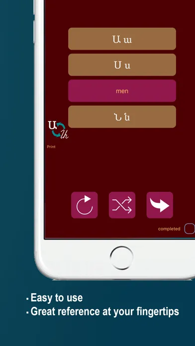 Скриншоты Learn Armenian Alphabet Now