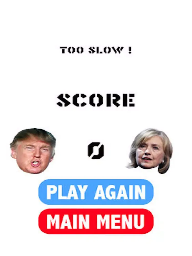 Capturas de pantalla de TRUMP vs HILLARY - Presidential Candidate iPad 