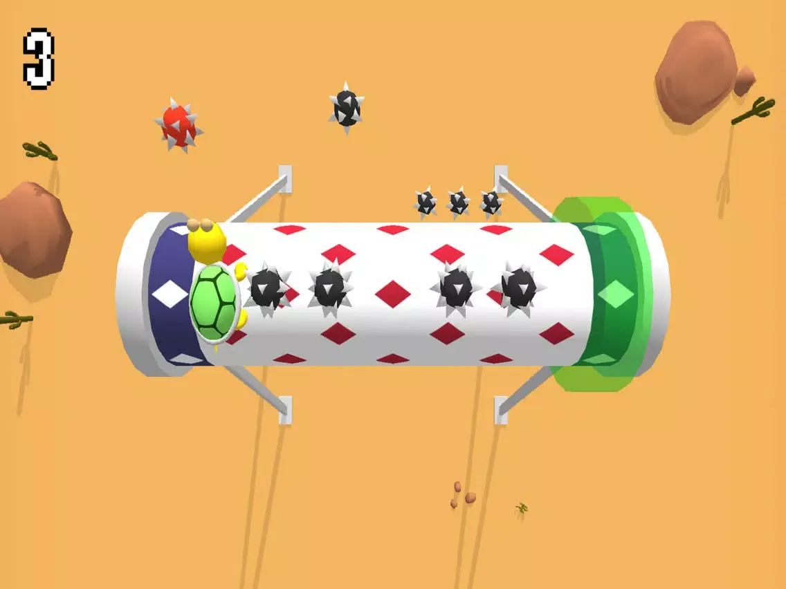 Tangkapan layar Loop Jump Free iPad 