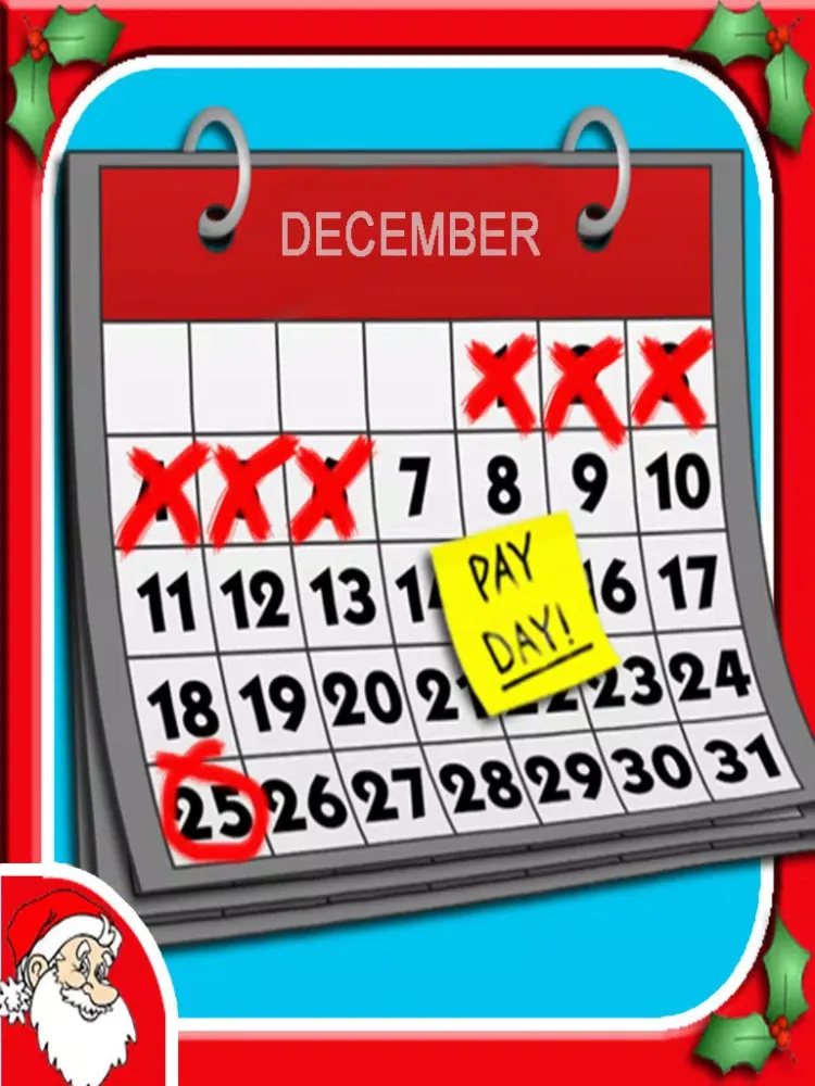 Capturas de tela do Pay Days Till Xmas iPad 