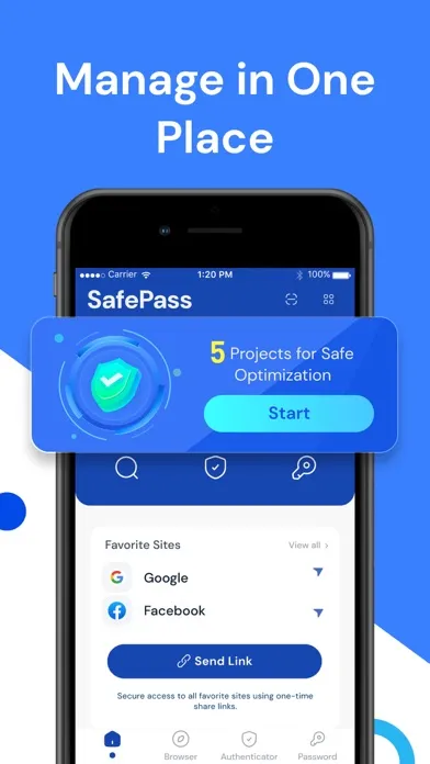SafePass: Accounts Manager Screenshots