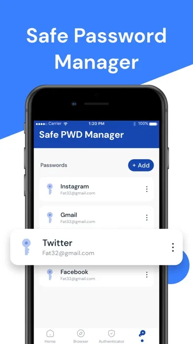 SafePass: Accounts Manager Screenshots