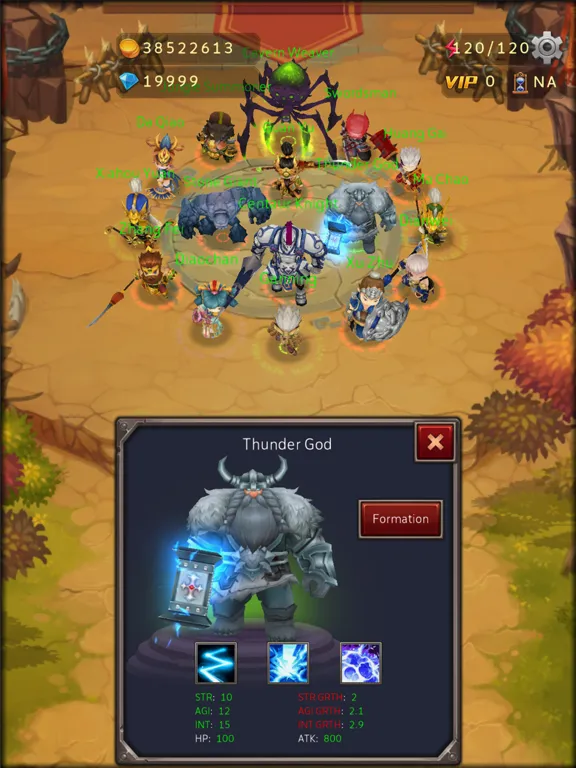 Tangkapan skrin Heroes Journey iPad