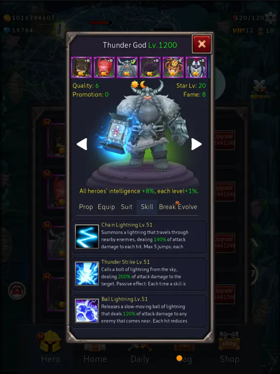 Tangkapan skrin Heroes Journey iPad