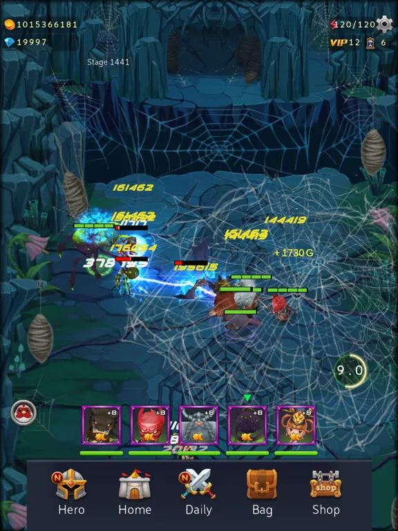 Tangkapan skrin Heroes Journey iPad