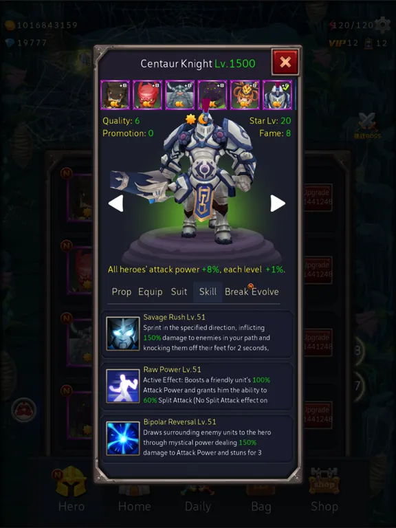 Tangkapan skrin Heroes Journey iPad