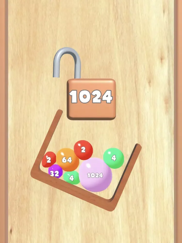 Zrzuty ekranu Catch The Ball 2048 iPad 