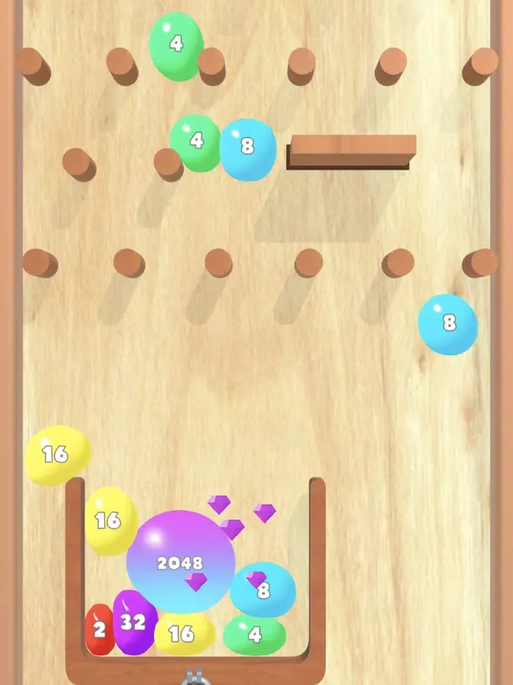 Zrzuty ekranu Catch The Ball 2048 iPad 
