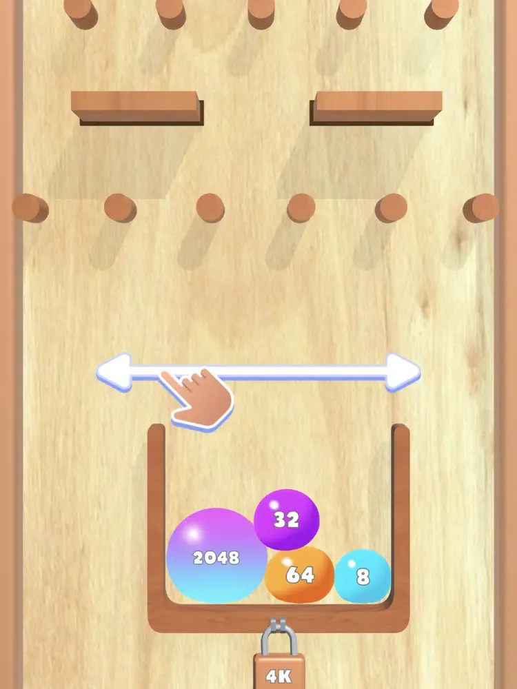 Zrzuty ekranu Catch The Ball 2048 iPad 
