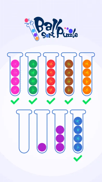 Ball sort puzzle-sort color. 스크린샷